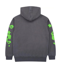 Sp5der Beluga Slate Grey Hoodie